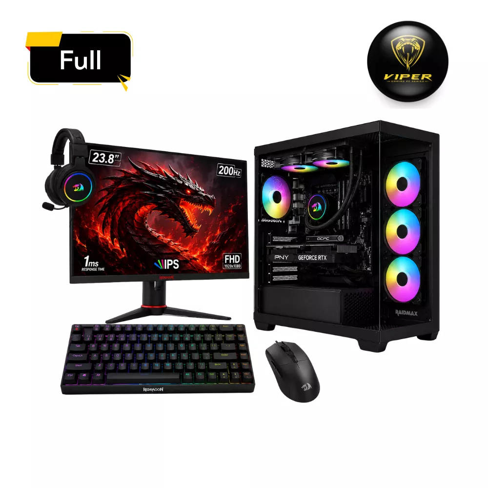 VIPER | i5-14400F - RTX 5060 - 16Go RAM - SSD 1To - Écran 24